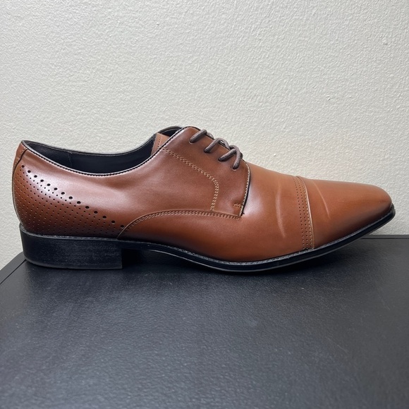 🌹 Kenneth Cole Men's Unlisted Lesson Plan Brown Business Shoes 12 Casual Work - Picture 5 of 13